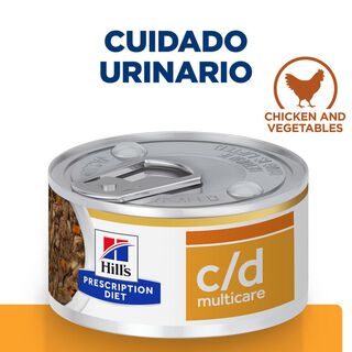 Hill's Prescription Diet Urinary Care c/d Estofado de Pollo y Verduras lata para perros